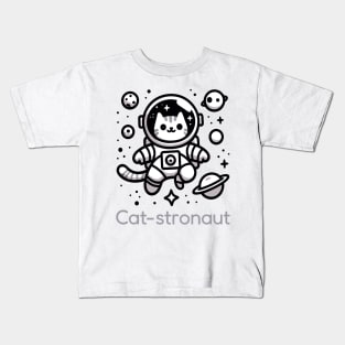 Purrfect Catstronaut Kids T-Shirt